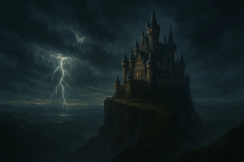 Fantasy-Castle-on-Cliff-–-Digital-Art-Changeable-AI-NZ