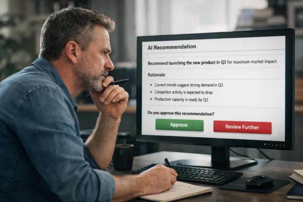 human reviewing ai recommendation Changeable New Plymouth Taranaki
